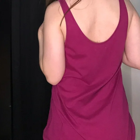 American Eagle Outfitters purple pink dressy tank top - Picture 4 of 8
